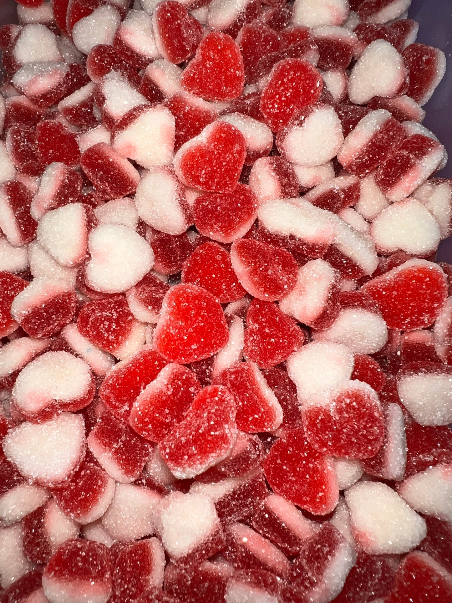 Cœur fraise sucré
