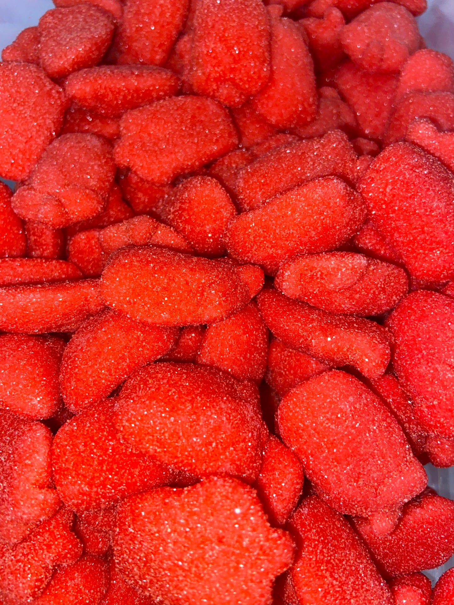 fraise fouettée sucrée