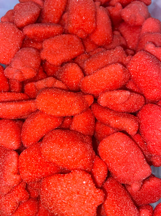 fraise fouettée sucrée