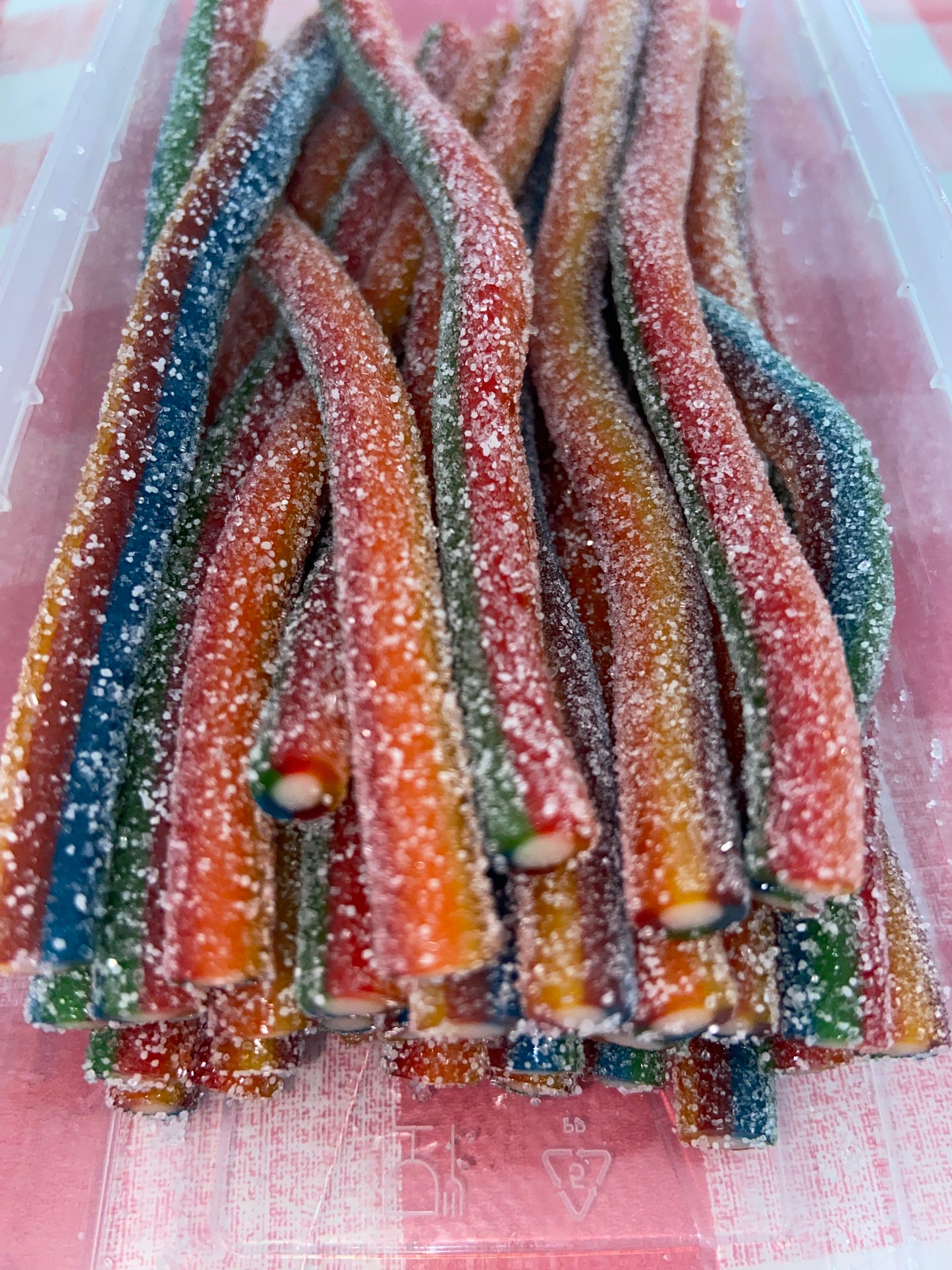 Petits tubes multifruit sucrés