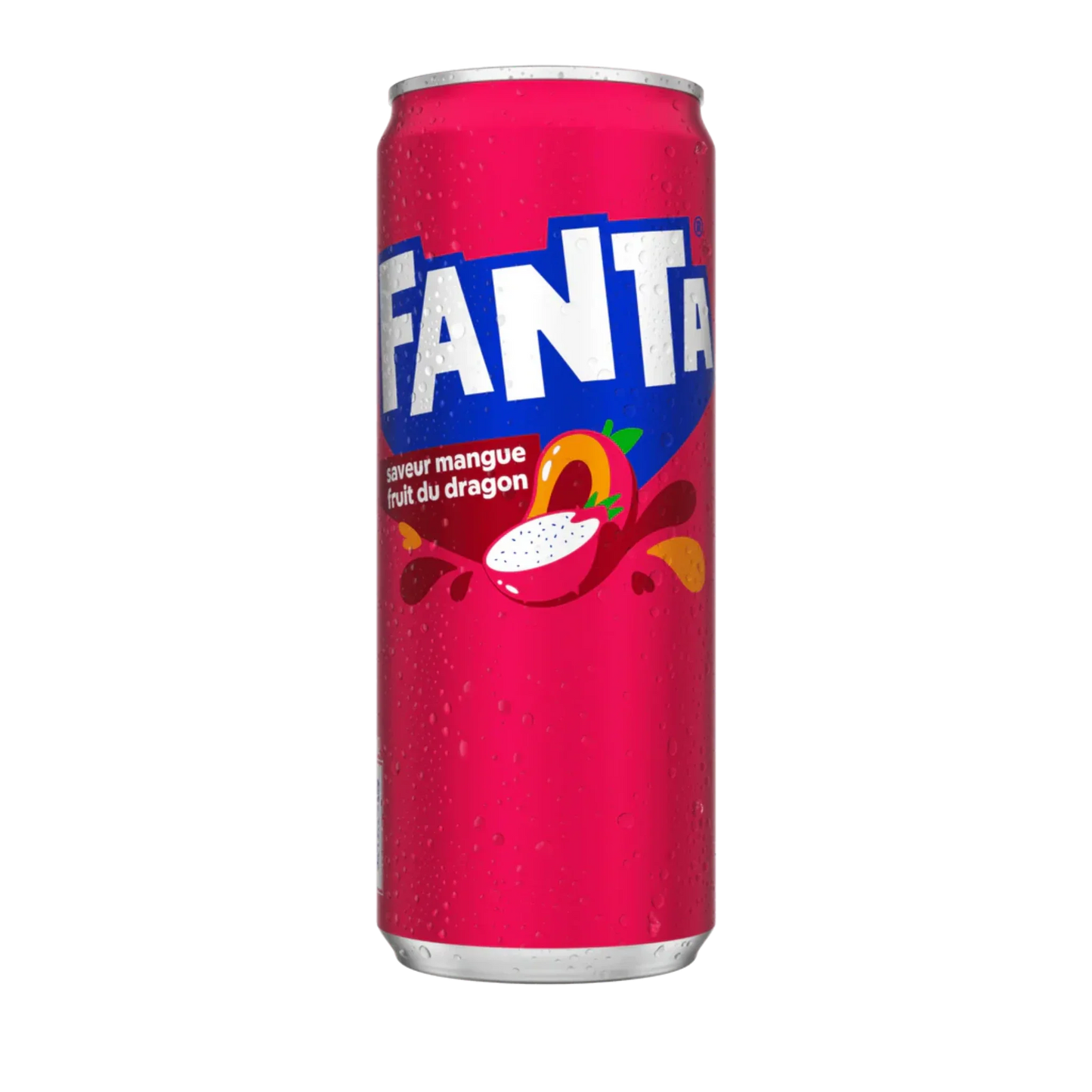 Fanta saveur Mangue, fruit du dragon